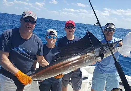Fishing charter catch 1 at Haulover Inlet Miami