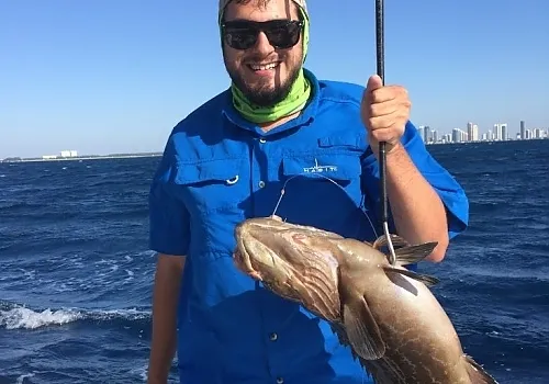 Fishing charter catch 5 at Haulover Inlet Miami